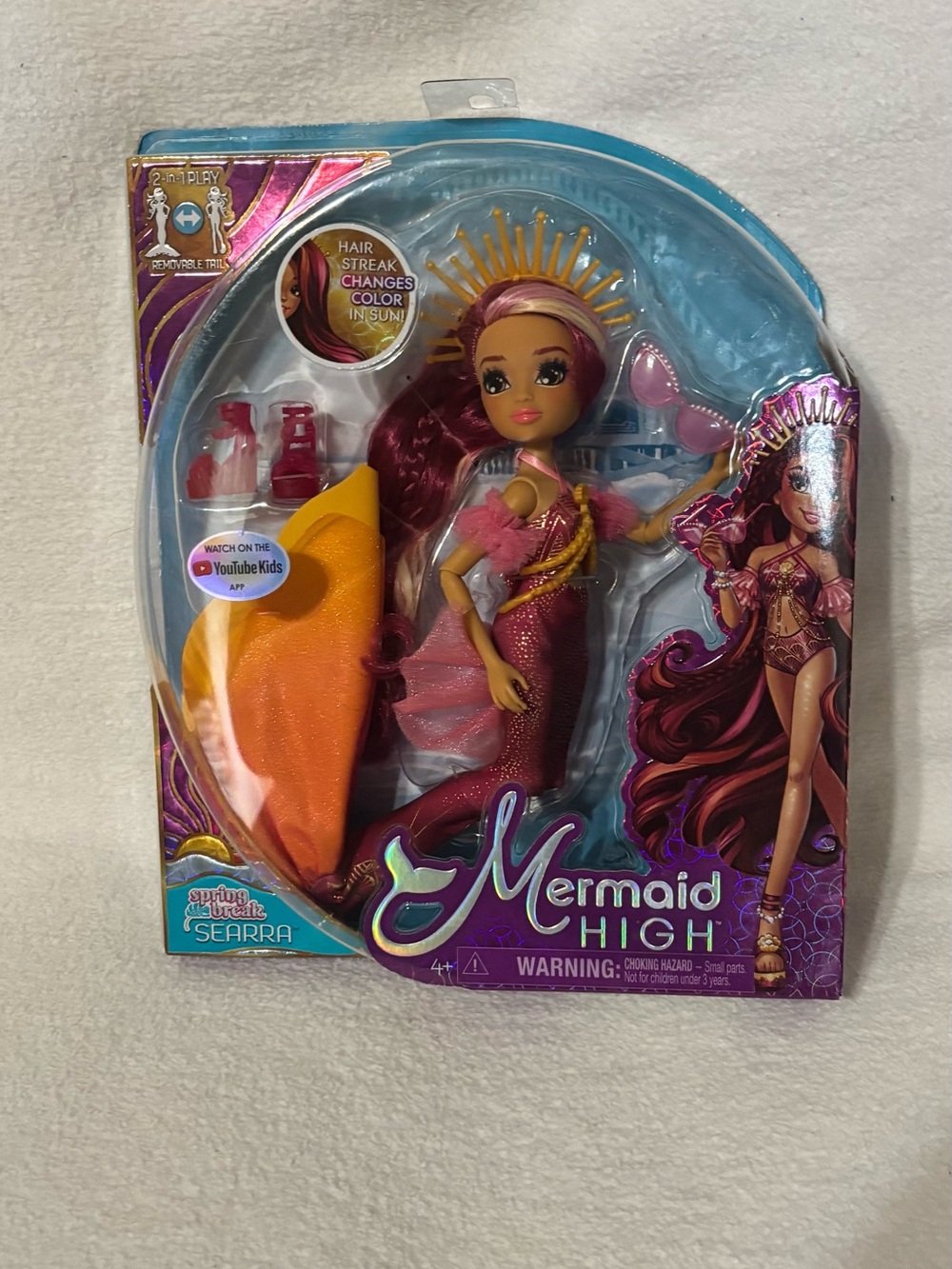 Searra Doll - Pink and Gold Color-Changing Hair